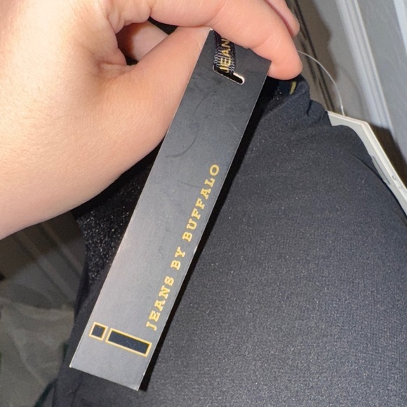 i jeans by Buffalo Black and Gold Studded Blouse - Picture 7 of 13